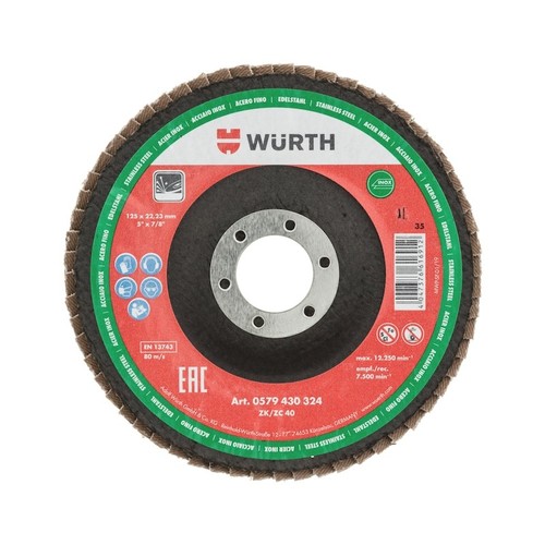 Disco abrasivo würth - abrasivo, würth™