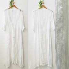 Elan Kimono Boho Pizzo Beach