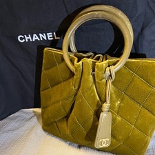Borsa trapuntata CHANEL verde