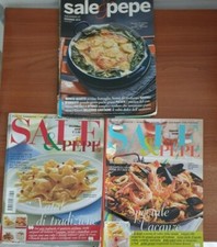 3 libri riviste di cucina e gastronimia Sale e Pepe edizioni Speciali