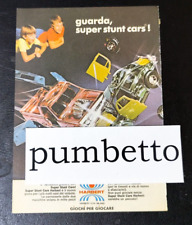 Advertising Italian Pubblicità : HARBERT Super Stunt Cars ( 1978 )