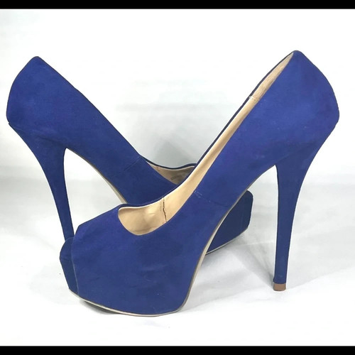 Scarpe decolte donna zara - donna, blu