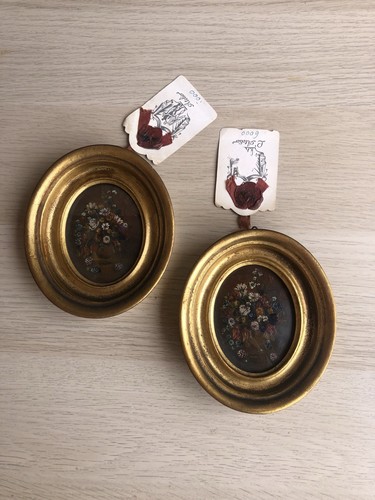 Coppia quadri vintage con - coppia,