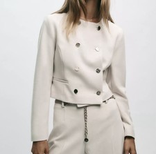 ZARA BLAZER CORTO DOPPIOPETTO
