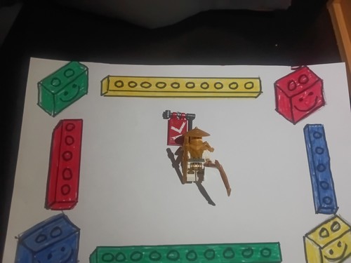 Lego minifigure ninjago - minifigure, wu