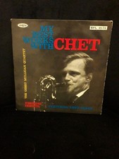 N.B. SOLO COPERTINA JAZZ CHET BAKER  ITALY EP 1956 MY BEST WORKS WITH VOGUE 