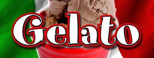 Decalcomania gelato adesivo - gelato,