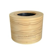 Bordo tranciato impiallacciatura in legno di Ulivo senza colla H 200 mm