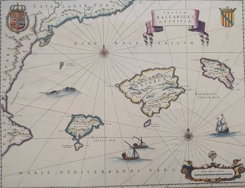 Stampa mappa isole baleari - mappa, e