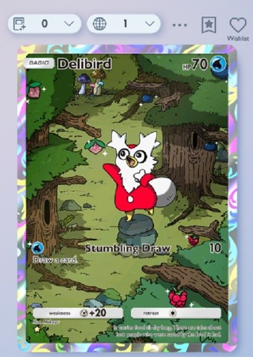 Pokemon tcg pocket delibird - pokemon,