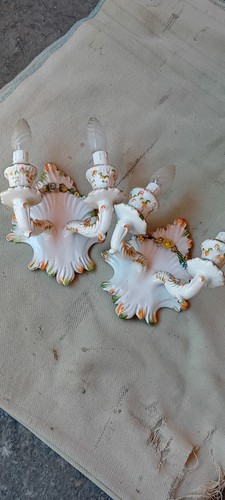 Coppia applique ceramica - in,