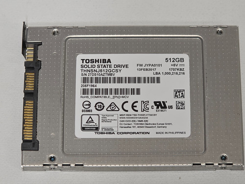 Ssd 512 toshiba - 512,