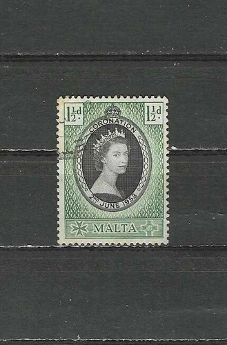 Malta 1953 incoronazione - 1953,,