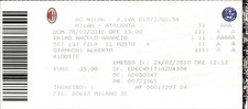 Biglietto stadio AC Milan -