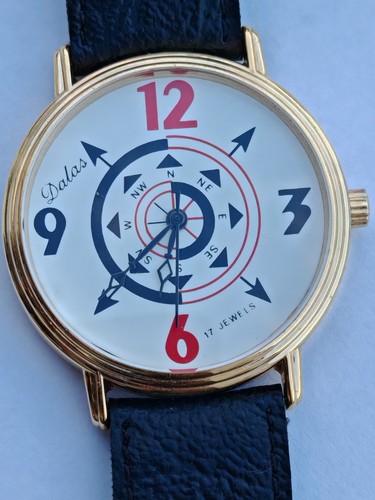 Vintage dalas compass watch - vintage,