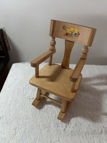 Sedia dondolo vintage anni - sedia,