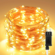Luci Albero Di Natale 20M 200 LED, Filo Di Rame Catena Luminosa Impermeabile Str