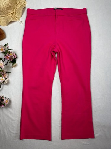 Pantalone zara capri rosa - pantalone,