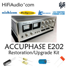 Accuphase E202 Amplificatore Restauro Riparazione Filtro Condensatore Kit Aggiornamento