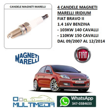 4 CANDELE MAGNETI MARELLI