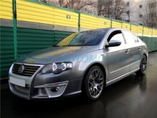 FARI NERI VW PASSAT 3C ANGEL EYES A LED 03/2005 -- 07/2010 + MOTORINI