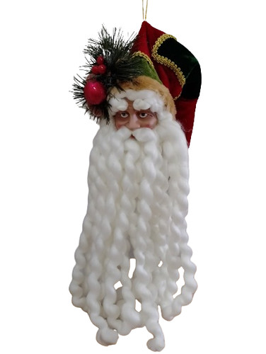 Babbo natale testa - babbo, vintage