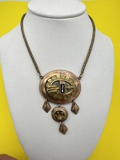 necklace  collana antica  BORBONICA antique GOLD ORO 6/7KT FINE800 RARITA'