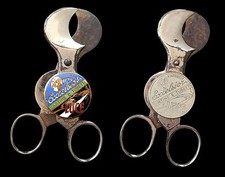 Cartine x sigarette Luce. Trieste. Trinciasigari pubblicitario anni 30. Tabacchi