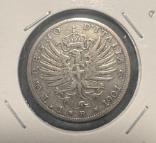 KINGDOM 1 ITALIAN LIRA 1901