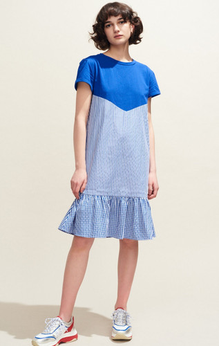 Abito bianco blu - , claudie