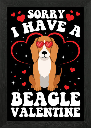 Love beagle poster arte - poster, da
