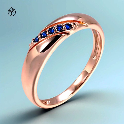 Anello vintage oro laminato