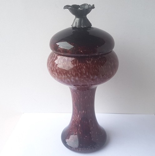 Vaso vetro stile liberty - in,