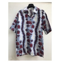 Camicia Hawaiana Vintage Uomo In Cotone XL Maniche Corte