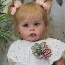 Bambola neonato 26" dipinta