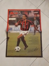 FORZA MILAN POSTER MAGAZINE  - SUPER POSTER CM 100X70 - MILAN MOMENTI DI GLORIA