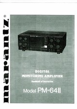 Marantz user manual manuale