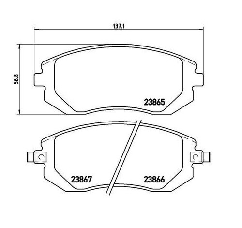 Brembo p78013 kit - brembo,