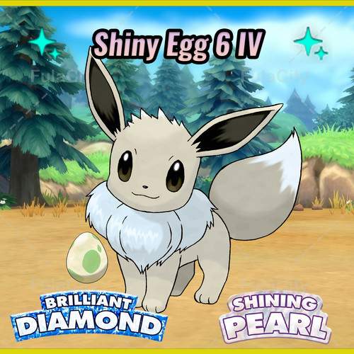 Eevee shiny egg - egg, 🔵pokemon