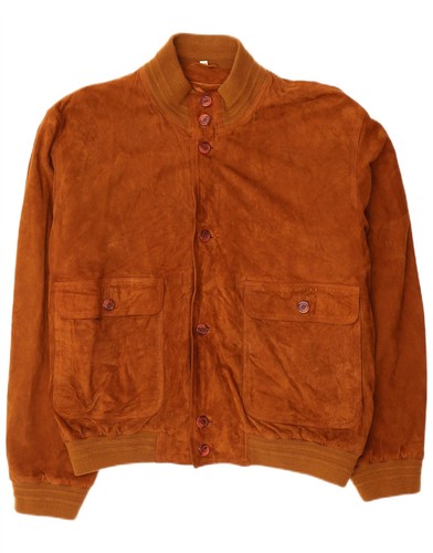 Vintage mens suede bomber - vintage,