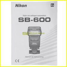Nikon SB-600 Flash Manual del usuario. User guide - Español