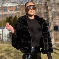 Cappotto donna naturale vera