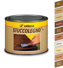 VELECA STUCCO LEGNO PASTA RICOSTRUZIONE RESTAURO  MOBILI VARI COLORI 750ML