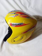 Casco Vintage Da Sci Briko Giallo Taglia 54 Bambino,Da Collezione 