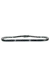 Bracciale tennis uomo oro 18