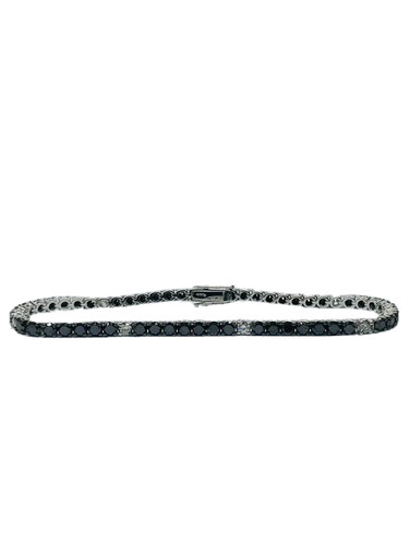Bracciale tennis uomo - oro, 18