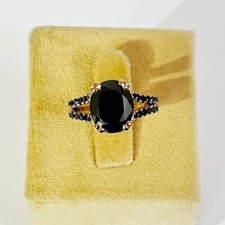 5 KT Nero Diamante Ovale Forma