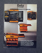 F946 - Advertising Pubblicità - 1983 - BETA UTENSILI , COSE DA FORMULA 1
