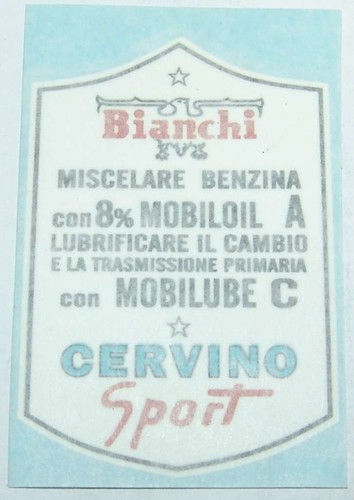 Adesivo bianchi cervino sport - adesivo,