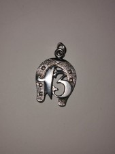 Ciondolo Ferro di Cavallo 13 - Argento 800 - Ciondolo Portafortuna / Lucky Charm